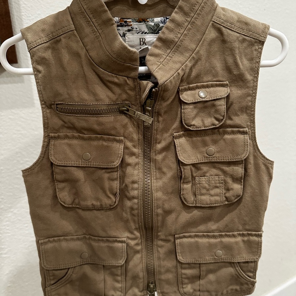 Banana Republic Baby Tan Explorer Vest